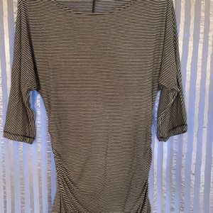 Banana Republic B&W Striped Top